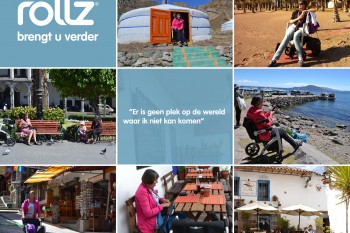 Op vakantie met de Rollz Motion rollator kun je overal komen