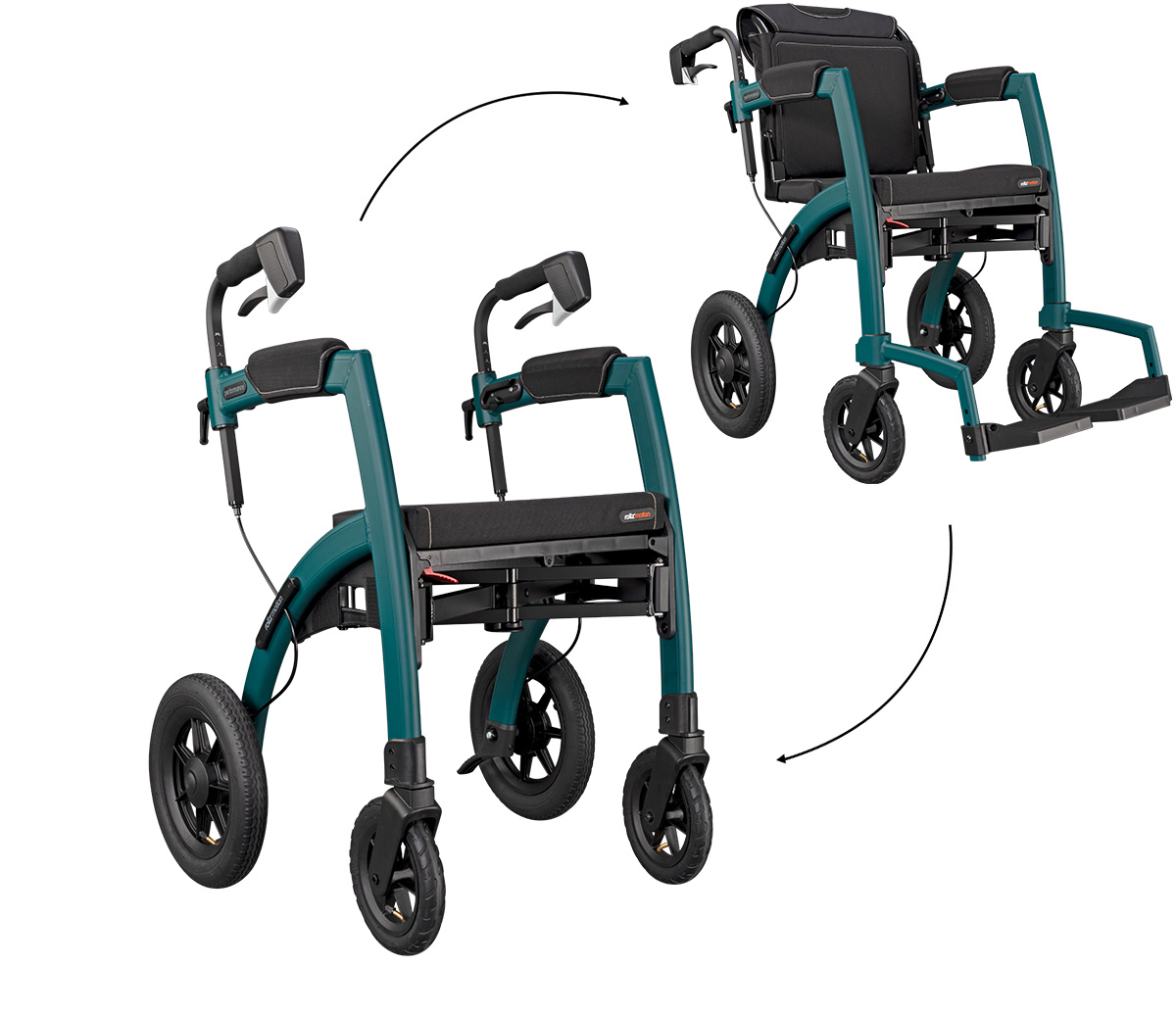 Rollz Motion Performance is de luxe uitvoering van de Rollz rollators