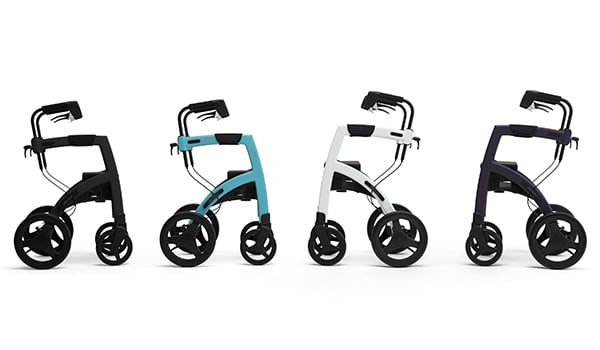 Rollz Motion rollators in vier kleuren