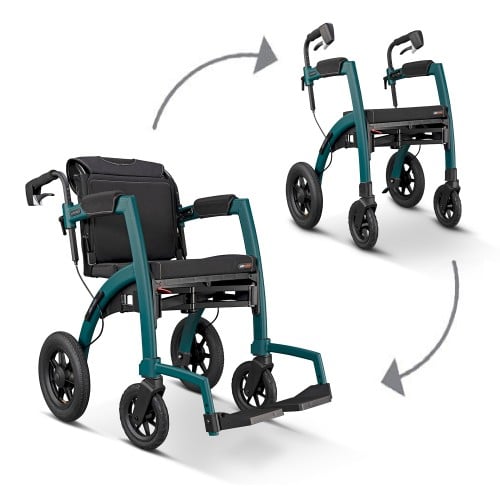 best wheelchair walker combo